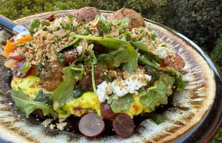 Roasted Cauliflower Toast